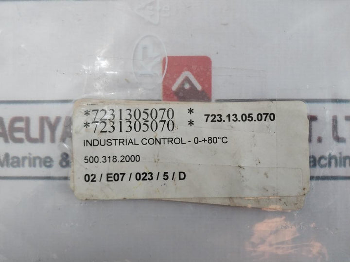 Koch Tr-vi Thermostat 0-80°c 16(4)a/250v Ac, 10a/110v Dc