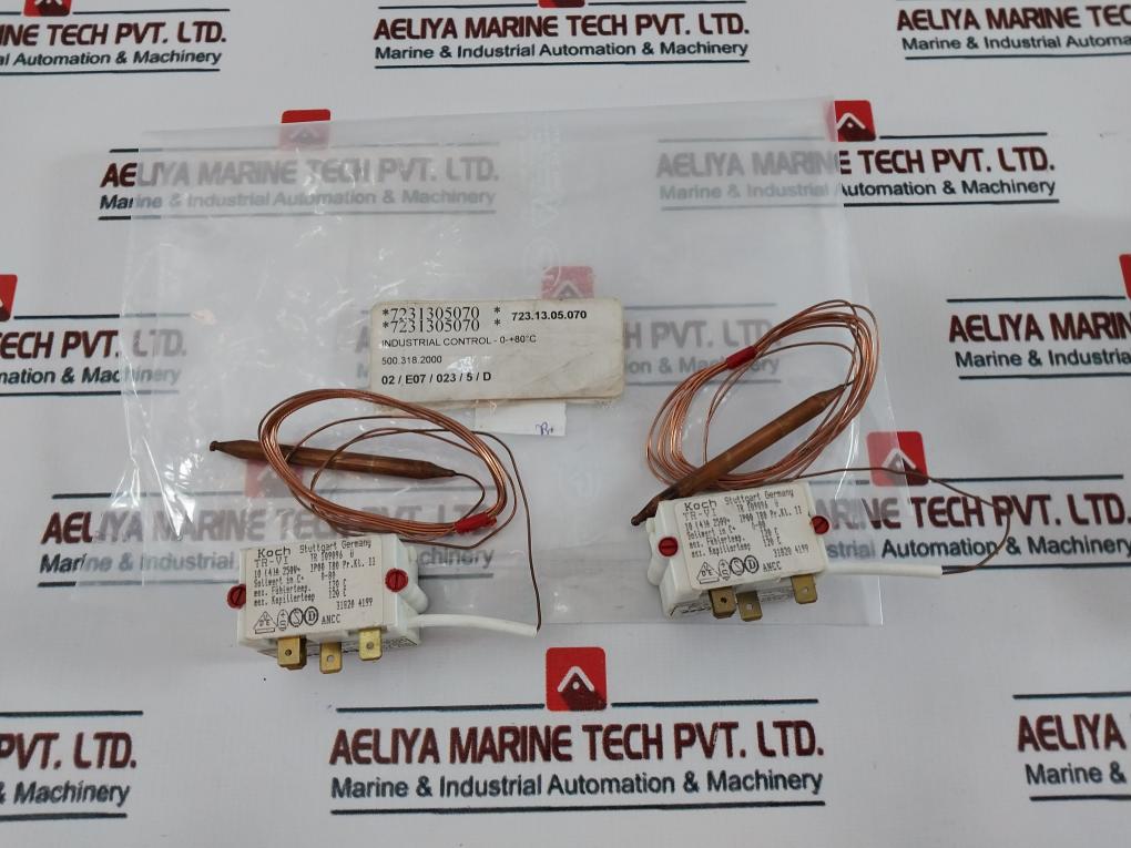 Koch Tr-vi Thermostat 0-80°c 16(4)a/250v Ac, 10a/110v Dc