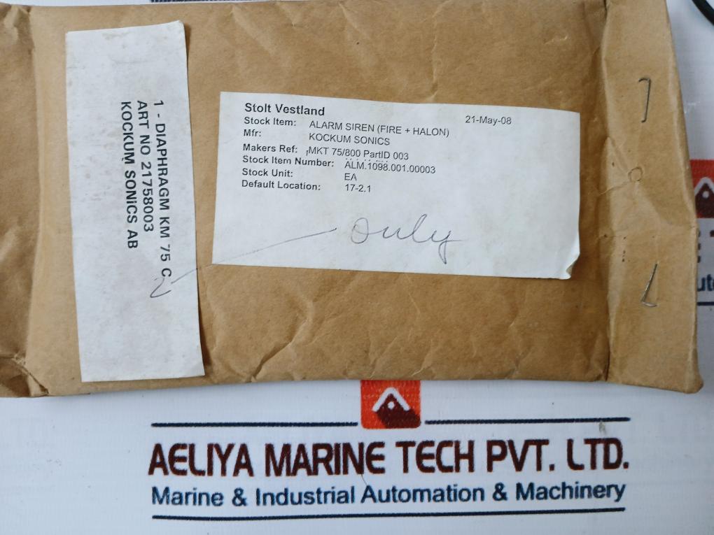 KOCKUM SONICS 21758003 Gear Pump Seal Kit