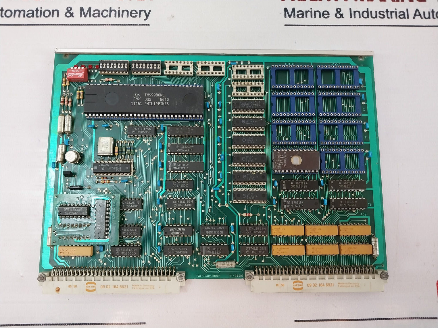 Kockumation 222.00.000 Cpu Pcb Card