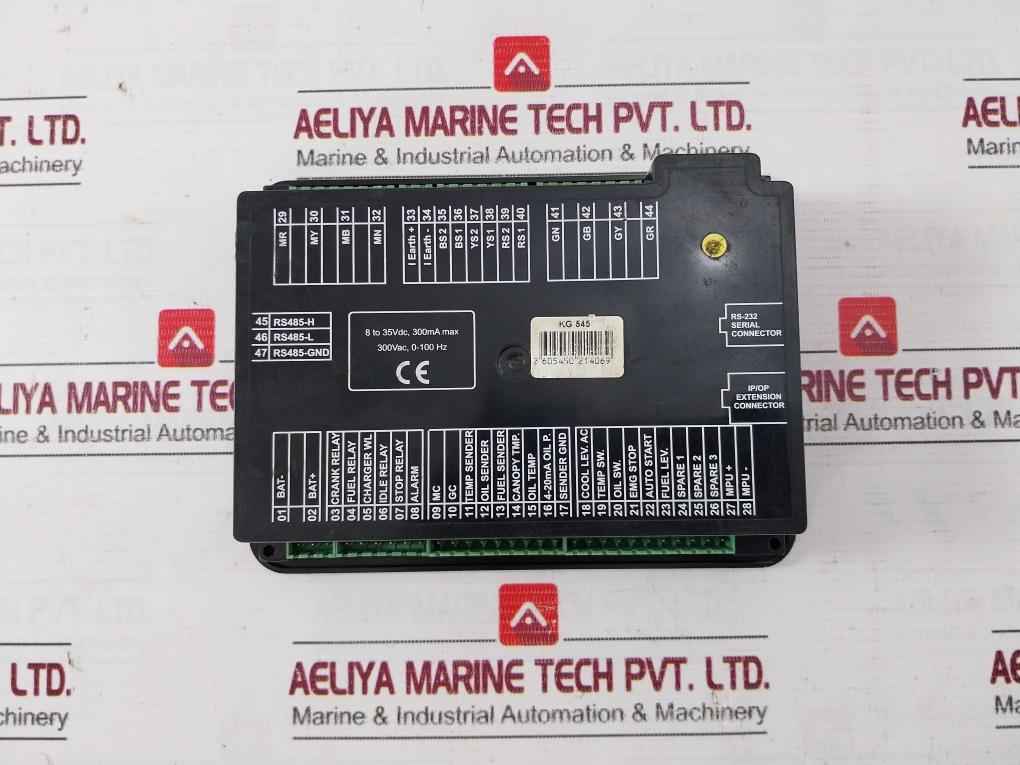 Koel Green Kg 545 Generator Genset Controller 300Vac 0-100 Hz Not Working