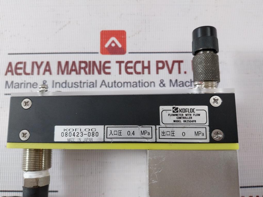 Kofloc Rk2504Fr Flow Meter With Flow Controller 0.4 Mpa 0Mpa 0.3 To 3.0