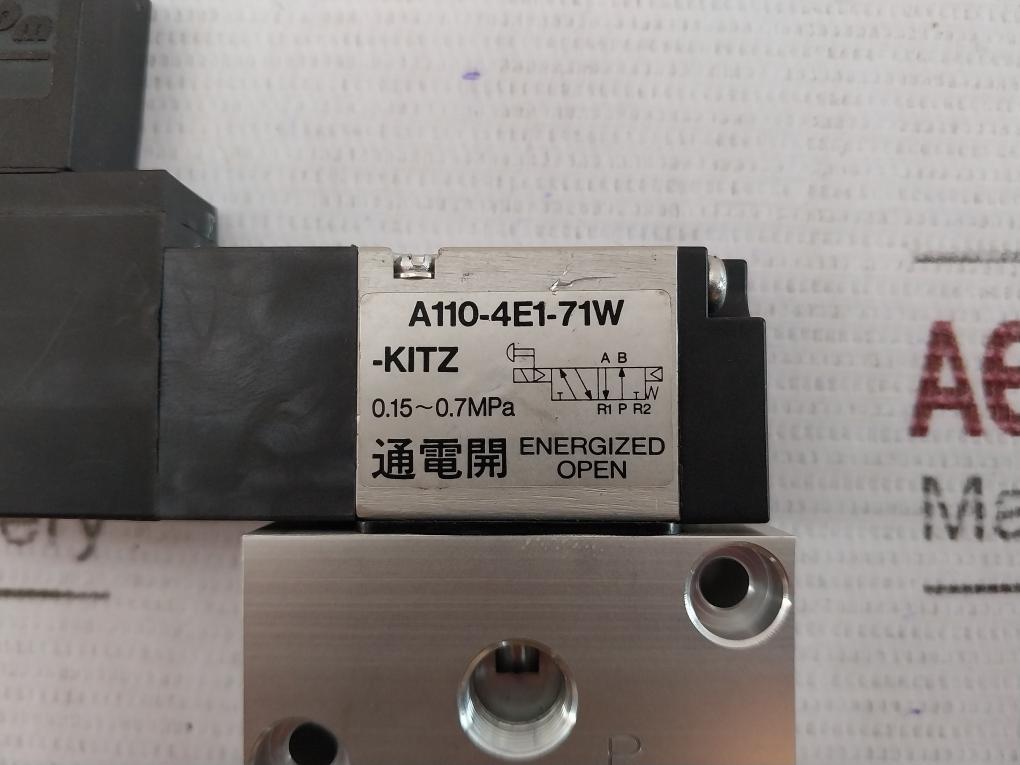 Koganei A110-4E1-71W-kitz Solenoid Valve 110 Series 90-132Vac 0.15-0.7Mpa