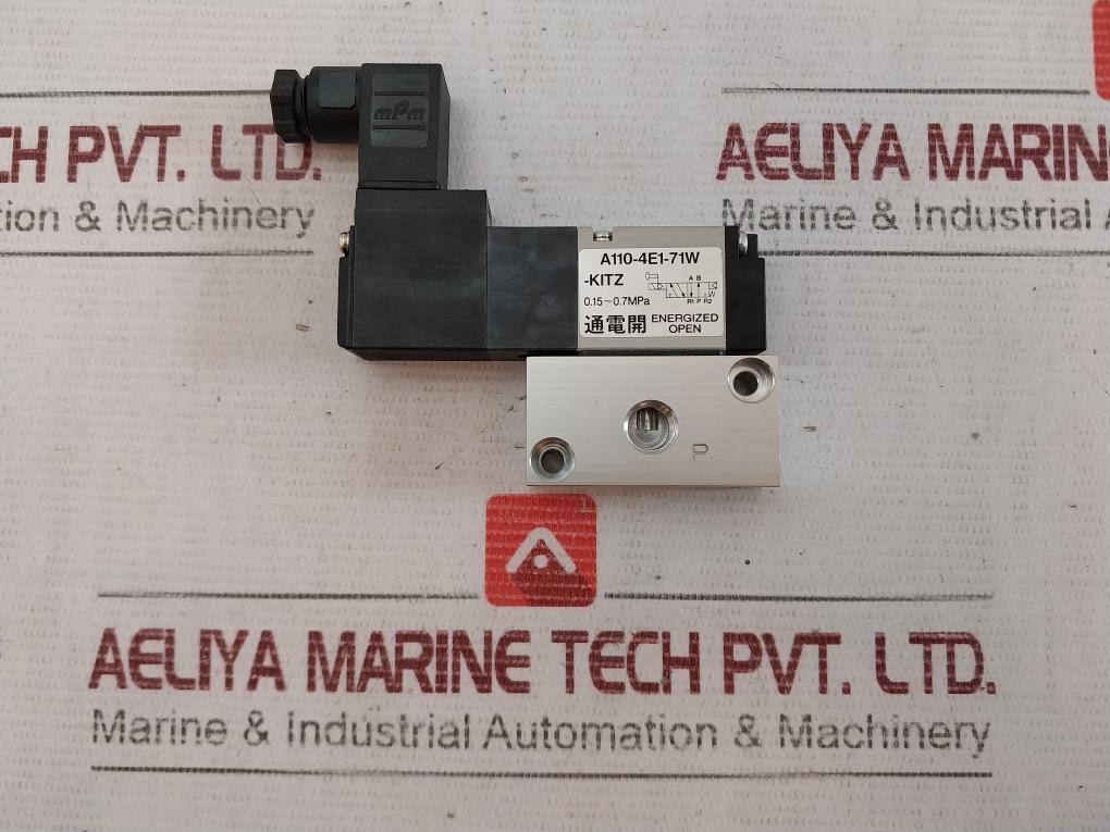 Koganei A110-4E1-71W-kitz Solenoid Valve 180-264Vac 0.15-0.7Mpa