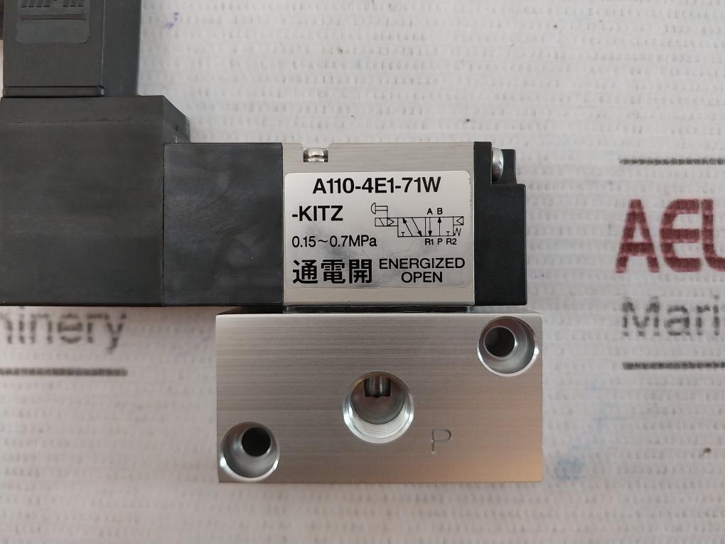 Koganei A110-4E1-71W-kitz Solenoid Valve 180-264Vac 0.15-0.7Mpa