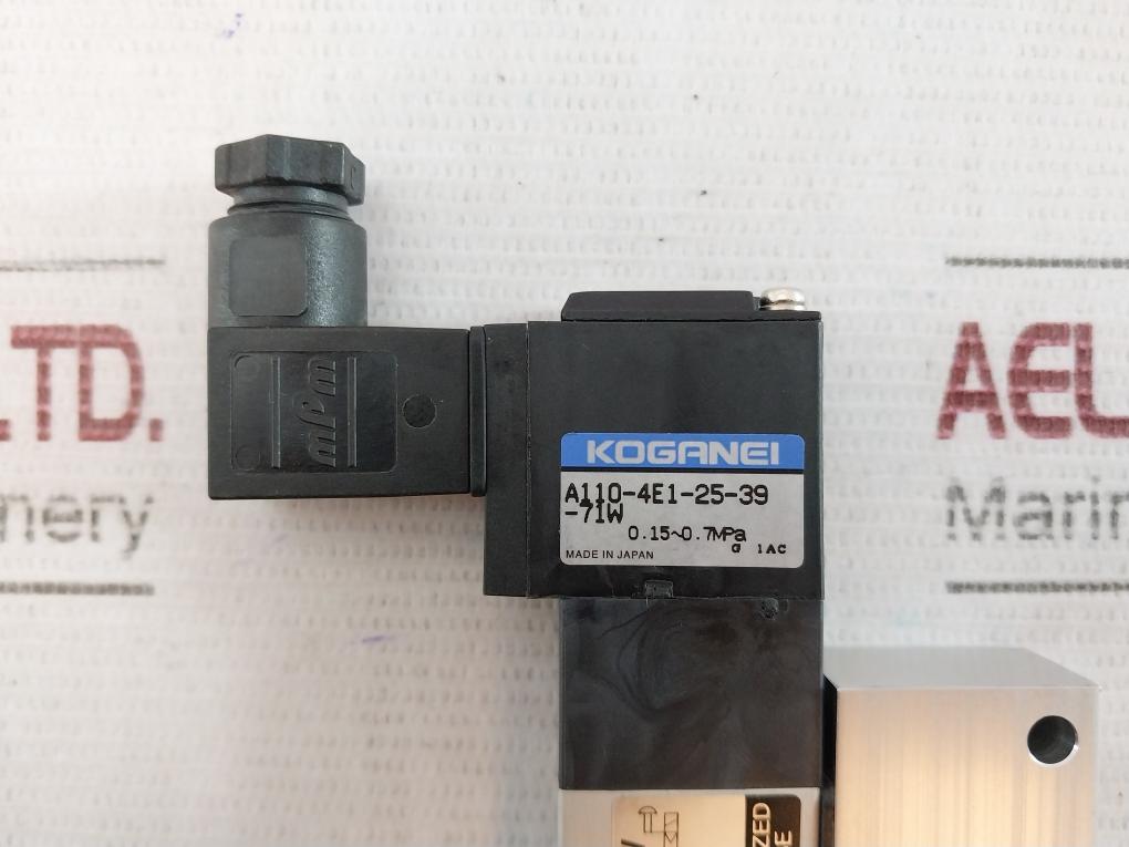 Koganei A110-4E1-71W-kitz Solenoid Valve 180-264Vac 0.15-0.7Mpa