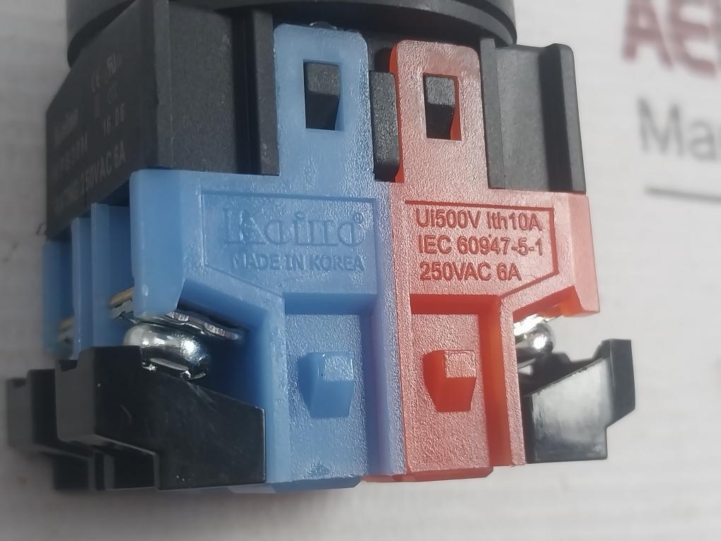 Koino 250Vac 6A Button Switch Kpb30M - 50 Gm