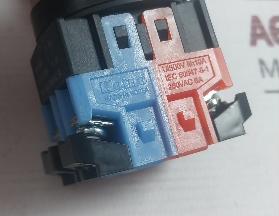 Koino Button Switch 250Vac 6A Part No. Kpb30M