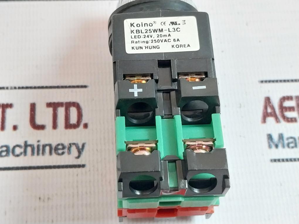 Koino KBL25WM-L3C Illuminated Pushbutton Switch