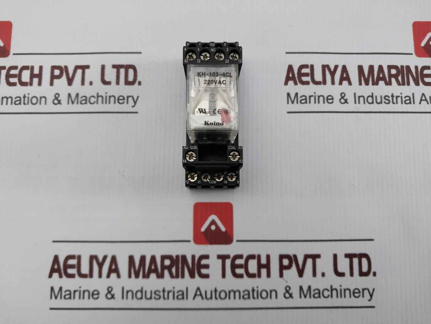 Koino Kh-103-4Cl General Purpose Relay With Base Pt78704,24Vdc,3A