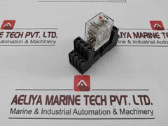 Koino Kh-103-4Cl General Purpose Relay With Base Pt78704,24Vdc,3A