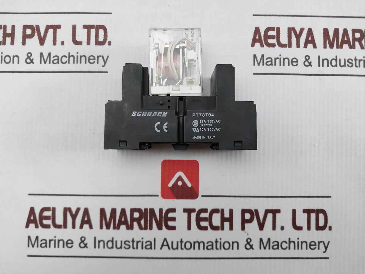 Koino Kh-103-4Cl General Purpose Relay With Base Pt78704,24Vdc,3A
