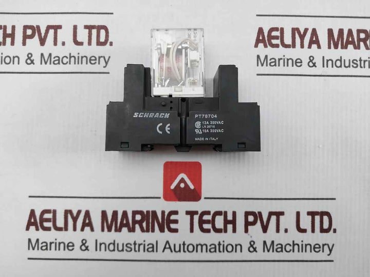 Koino Kh-103-4Cl General Purpose Relay With Base Pt78704,24Vdc,3A