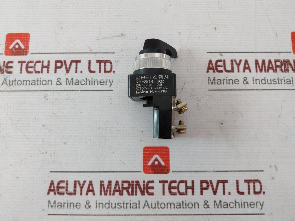 Koino Kh-309 Selector Switch Ac250V 6A 380V 6A
