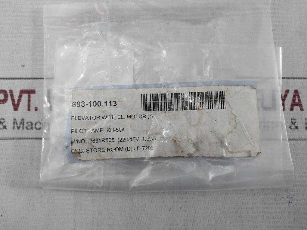 Koino Kh-504 Pilot Lamp 220V 50~60Hz R681 R505