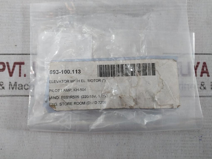 Koino Kh-504 Pilot Lamp 220V 50~60Hz R681 R505