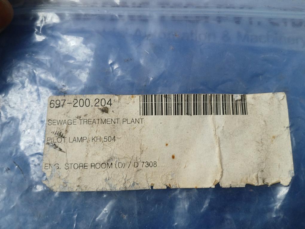 Koino Kh-504 Pilot Lamp 220V 6V 50-60Hz 9707