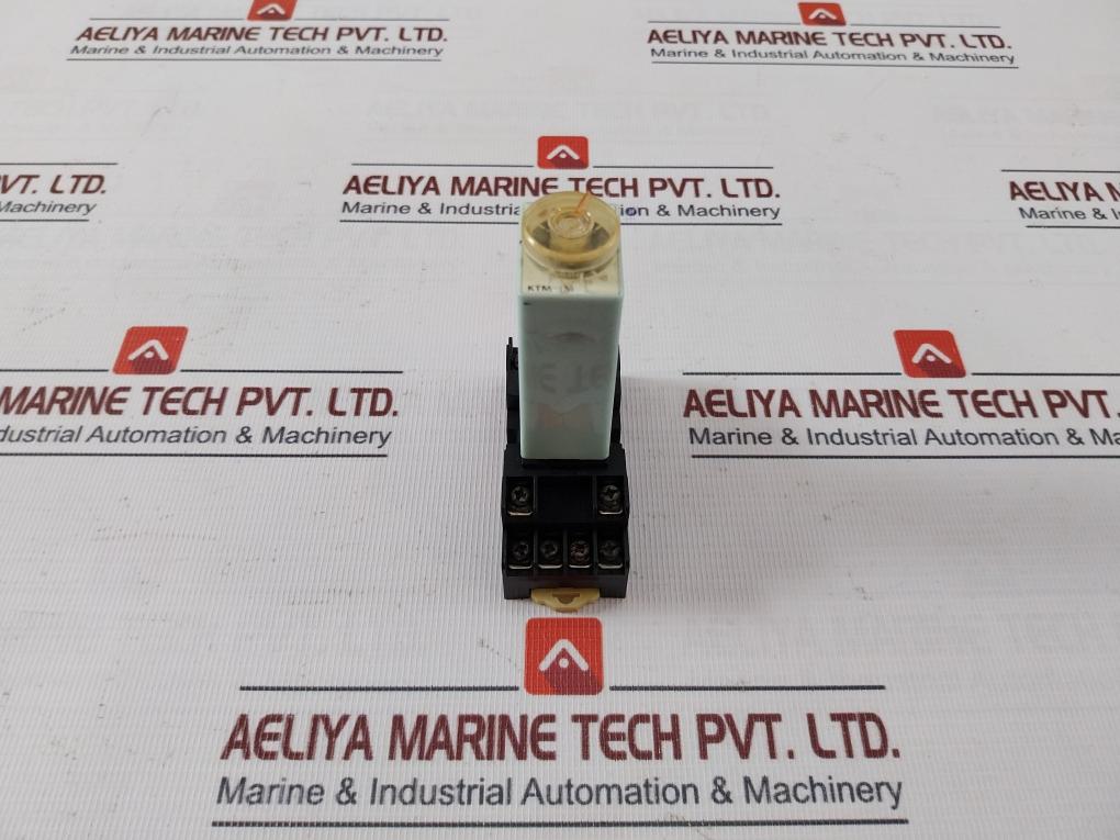 Koino Ktm-1M Timing Relay With Socket Kh-rs-14 0-30 Sec Dc24V Ac220V, 1.5A