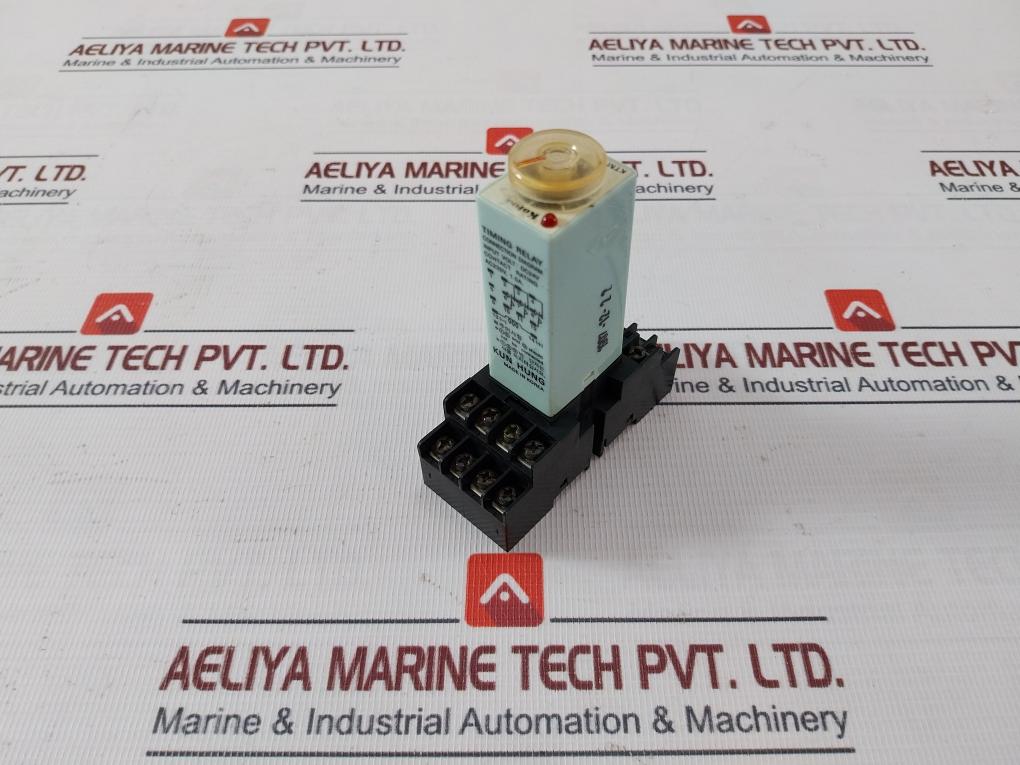 Koino Ktm-1M Timing Relay With Socket Kh-rs-14 0-30 Sec Dc24V Ac220V, 1.5A