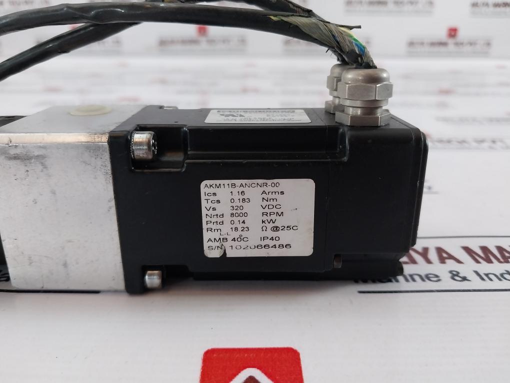 Kollmorgen Akm11B-ancnr-00 Servo Motor 320 Vdc