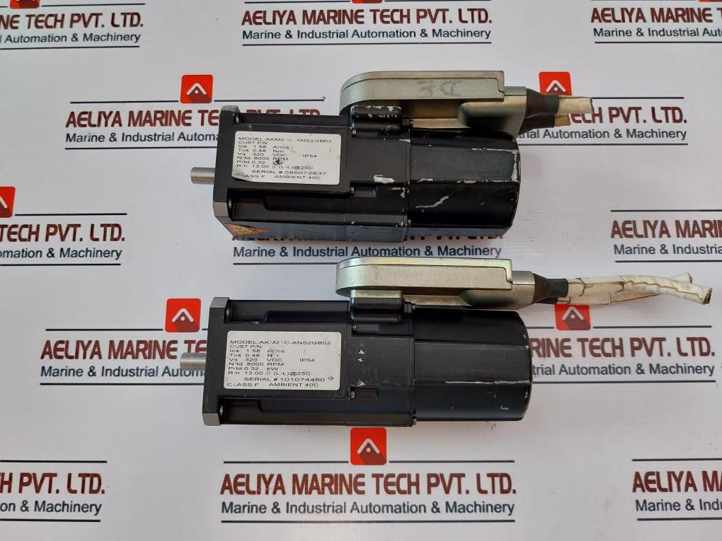 Kollmorgen Akm21C-ans2Gb02 Servomotor 1.58 Arms 0.48 Nm 320 Vdc 8000 Rpm