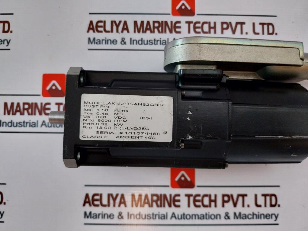 Kollmorgen Akm21C-ans2Gb02 Servomotor 1.58 Arms 0.48 Nm 320 Vdc 8000 Rpm