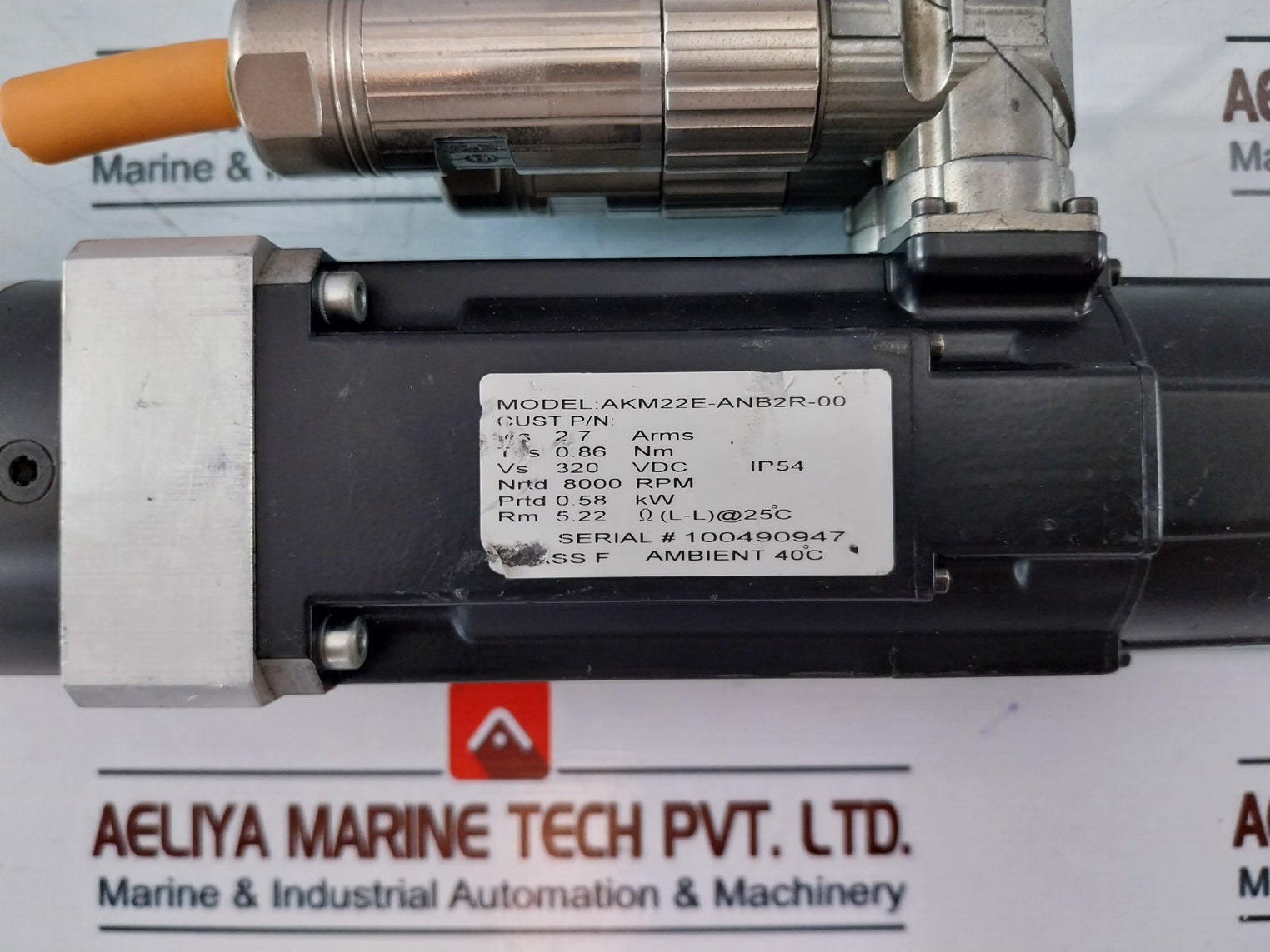 Kollmorgen Akm22E-anb2R-00 Servo Motor Ip54