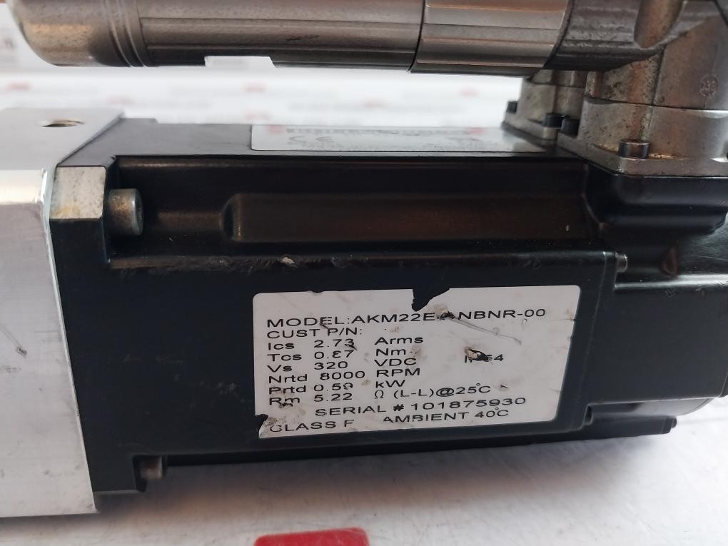 Kollmorgen Akm22E-anbnr-00 Servo Motor 2.73 A