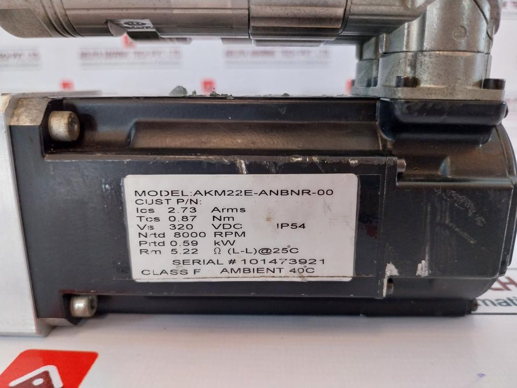 Kollmorgen Akm22E-anbnr-00 Servo Motor 320 Vdc