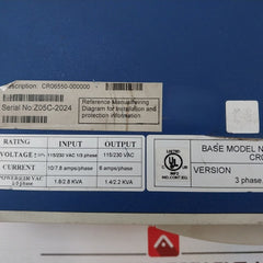 Kollmorgen Cr06550 Servostar Cd Servo Drive 115/230Vac 6 Amps/Phase