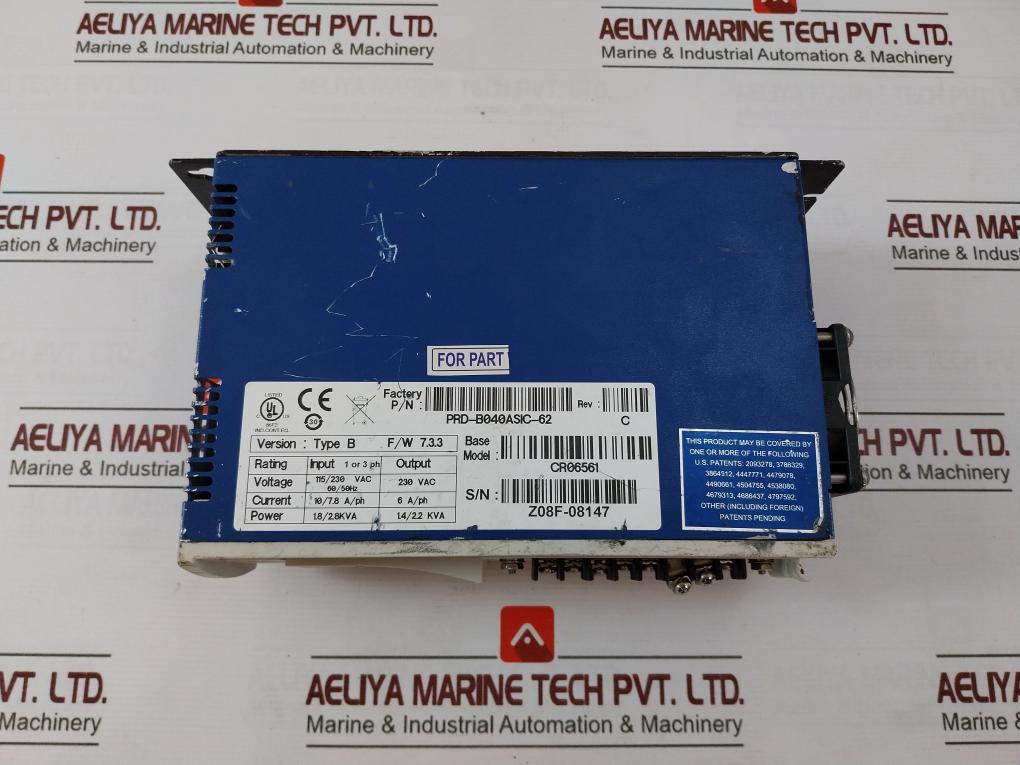 Kollmorgen Cr06561 Servo Driver 1.4/2.2 Kva 115/230Vac 60/50Hz