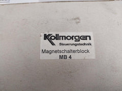KOLLMORGEN MB 4 85552 Magnetic Switch Block (M 490.7)