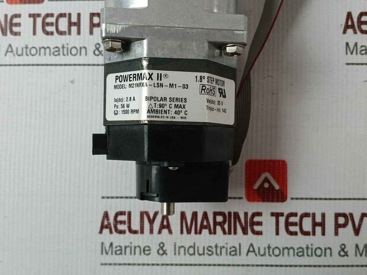 Kollmorgen Powermax Ii M21nrxa-lsn-m1-03 Step Motor 1500rpm 90°c 11h5f020