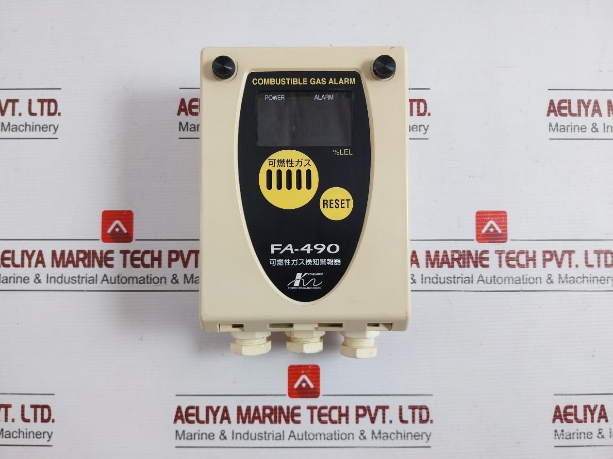 Komyo Rikagaku Kogyo Dc24V Combustible Gas Detection Alarm Unit Fa-490