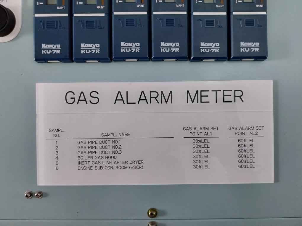 Komyo Rikagaku Kogyo Fma-7Ru-6W Alarm Meter My4N-d2 Ac100-240V Dc24V 5A