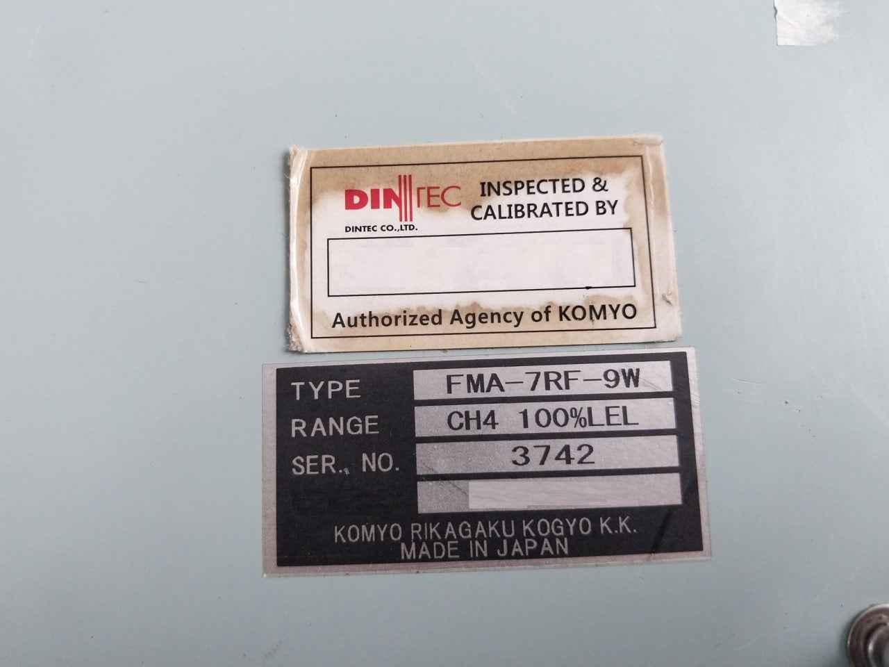 Komyo Rikagaku Kogyo K.K. Fma-7Rf-9W Alarm System Cp30-ba Ac100-240V Dc 24V 5A