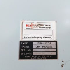 Komyo Rikagaku Psa-1207 Power Supply Box For Gas Detection Panel
