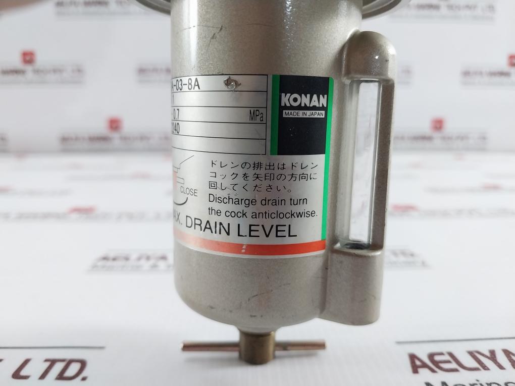 Konan Aru3A-03-8A-g4511 Filter Regulator 15702240 0.05-0.7 Mpa