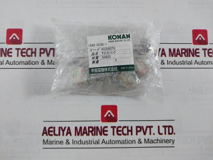 Konan Electric 23 Cushion Ring O Ring Gasket Kit Ss400