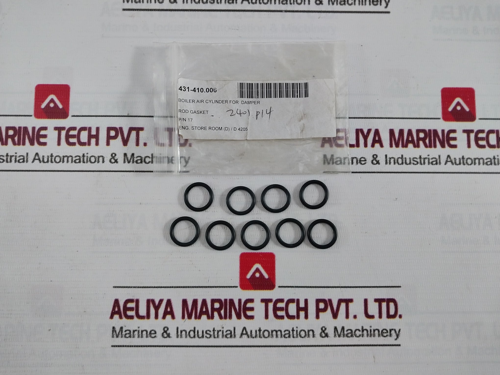 Konan Electric 23 Cushion Ring O Ring Gasket Kit Ss400