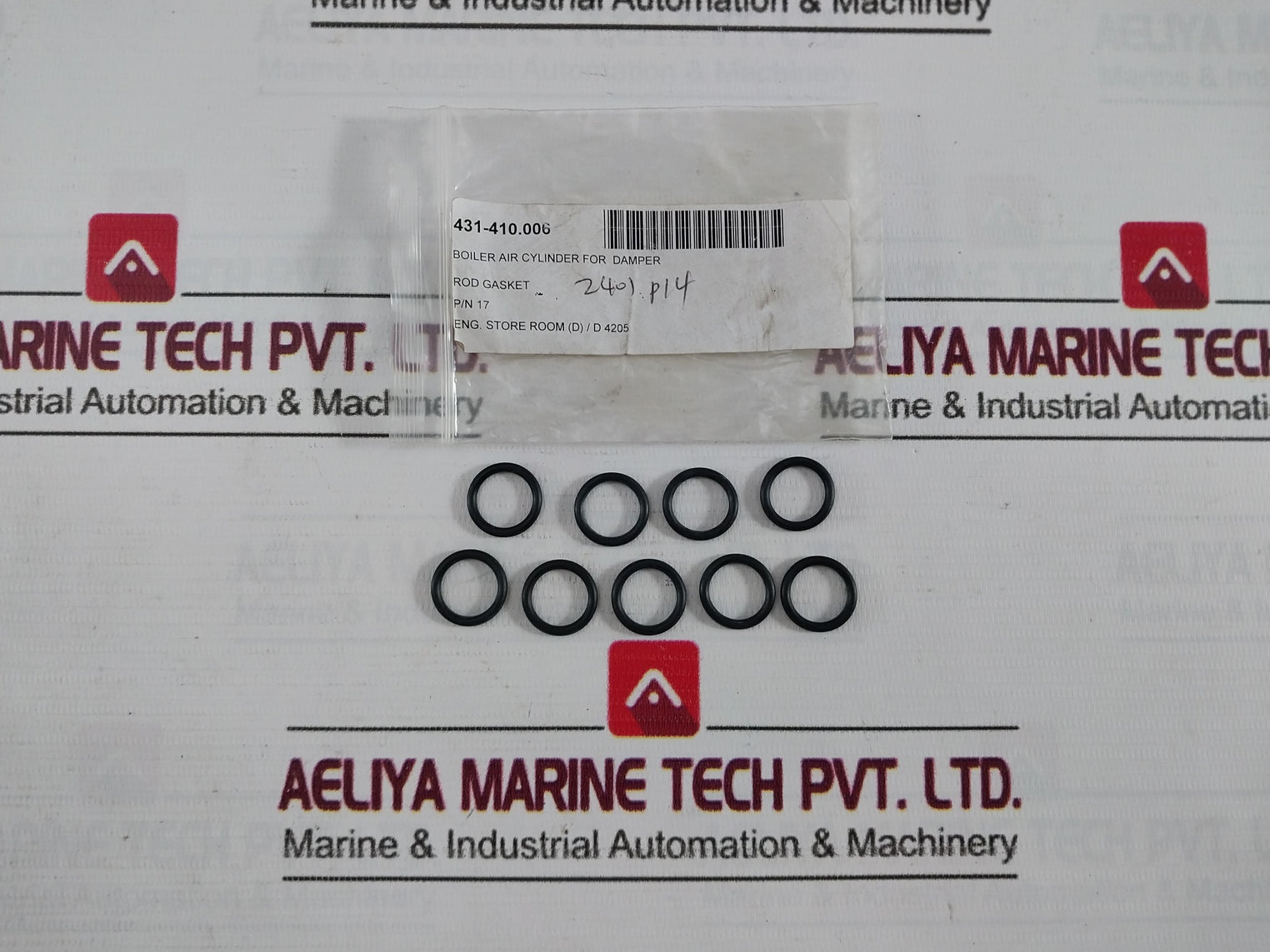 Konan Electric 23 Cushion Ring O Ring Gasket Kit Ss400