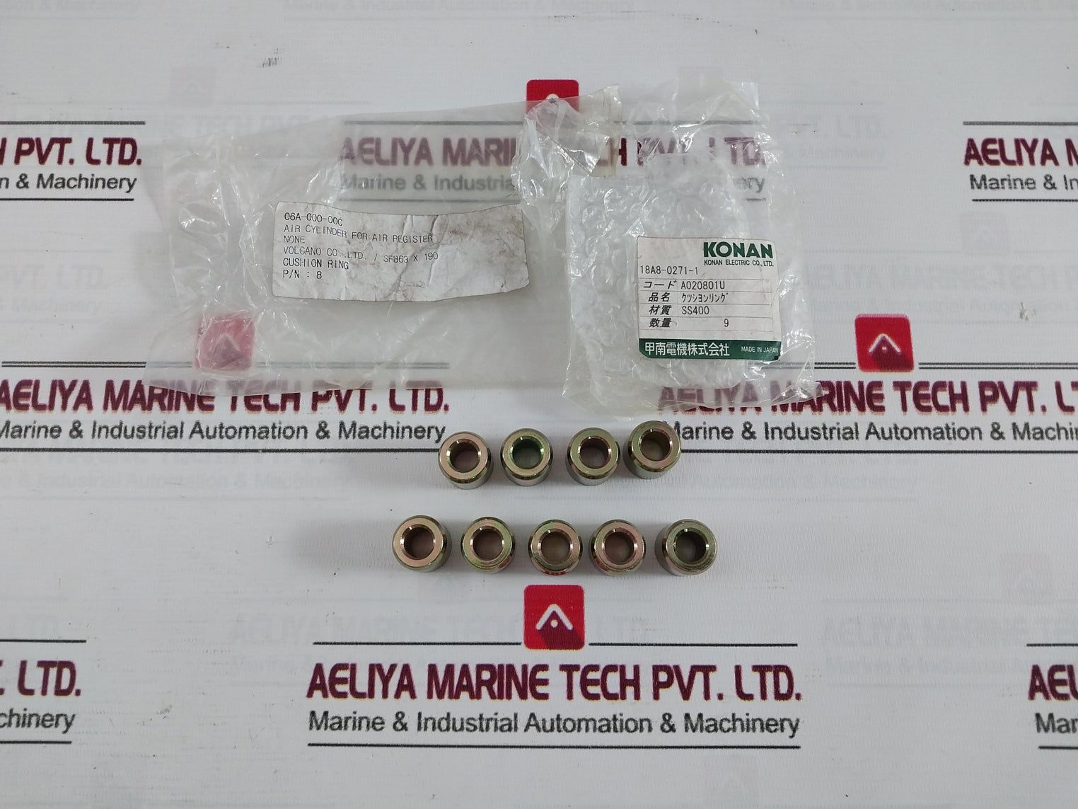 Konan Electric 23 Cushion Ring O Ring Gasket Kit Ss400