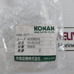 Konan Electric 23 Cushion Ring O Ring Gasket Kit Ss400