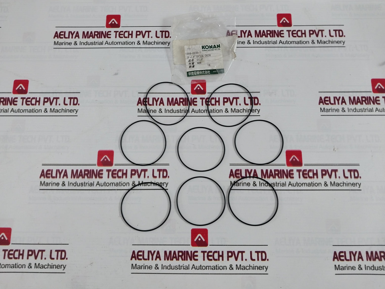 Konan Electric 23 Cushion Ring O Ring Gasket Kit Ss400
