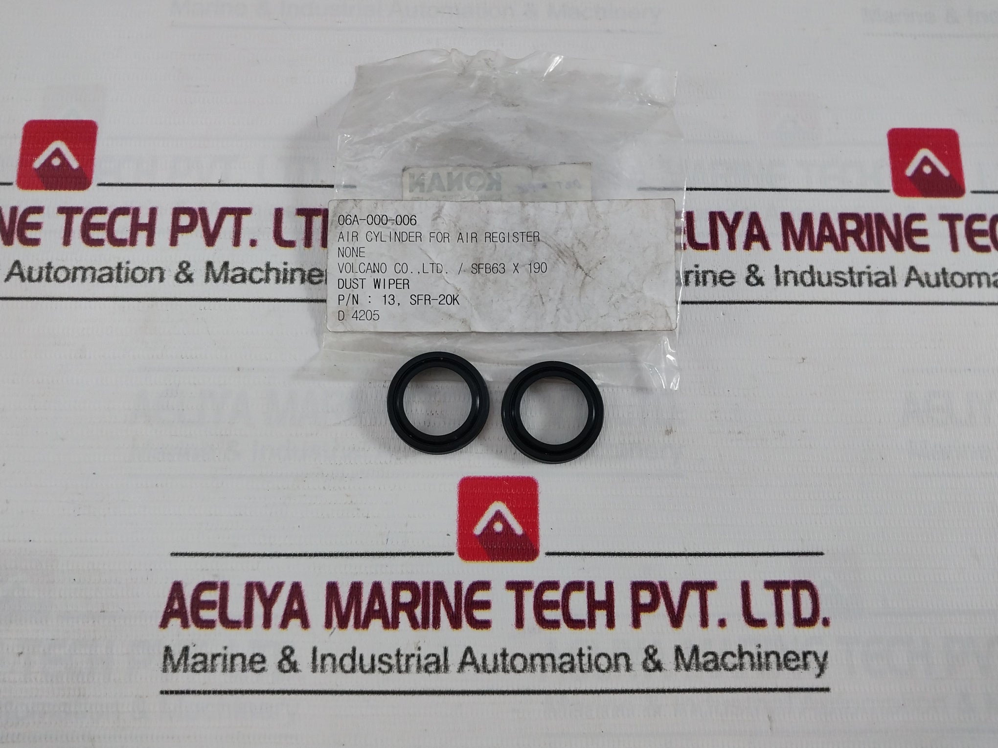 Konan Electric 23 Cushion Ring O Ring Gasket Kit Ss400