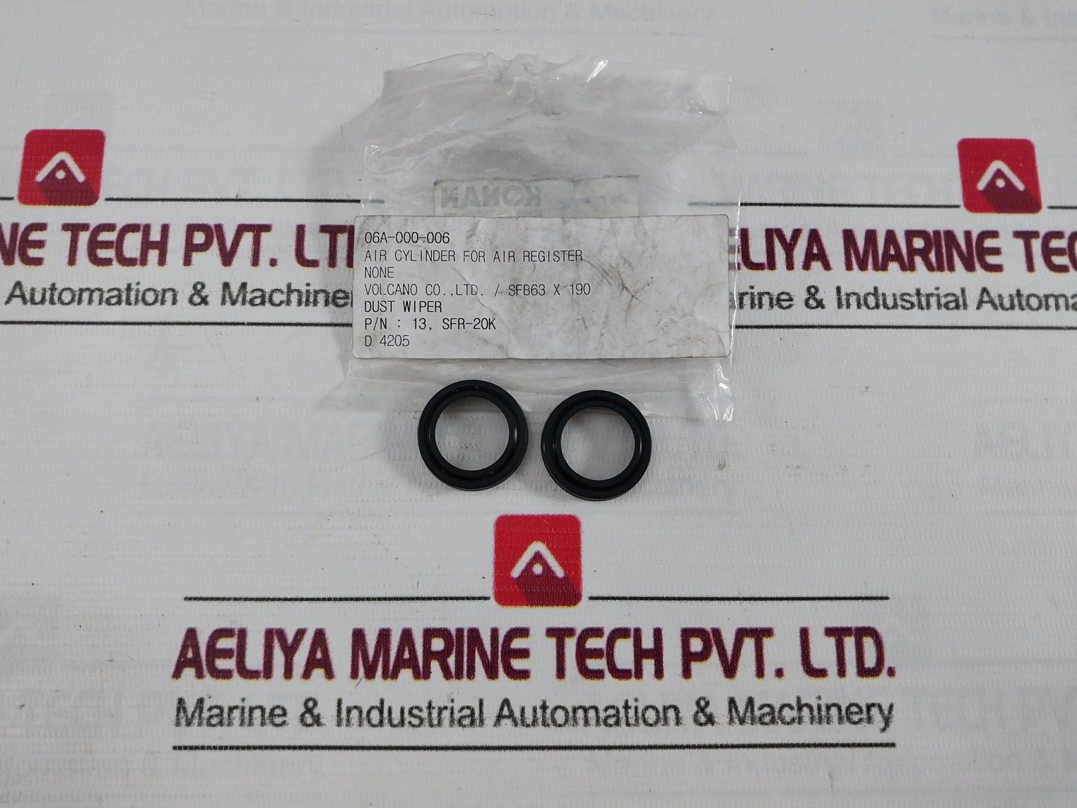 Konan Electric 23 Cushion Ring O Ring Gasket Kit Ss400