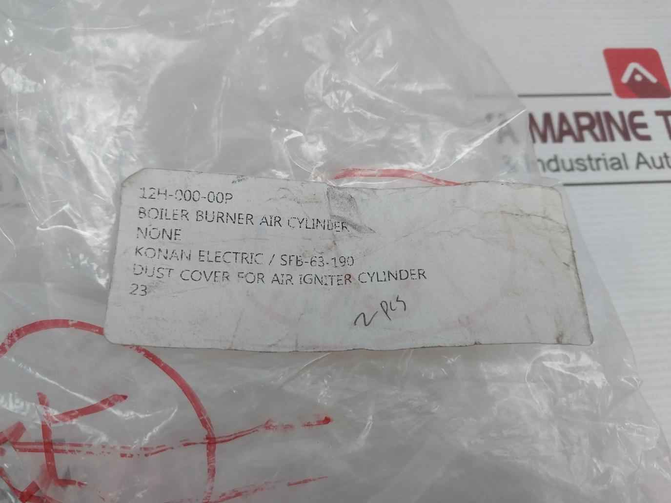 Konan Electric Sfb-63-190 Dust Cover For Ignitor Air Cylinder Set 12H-000-00P