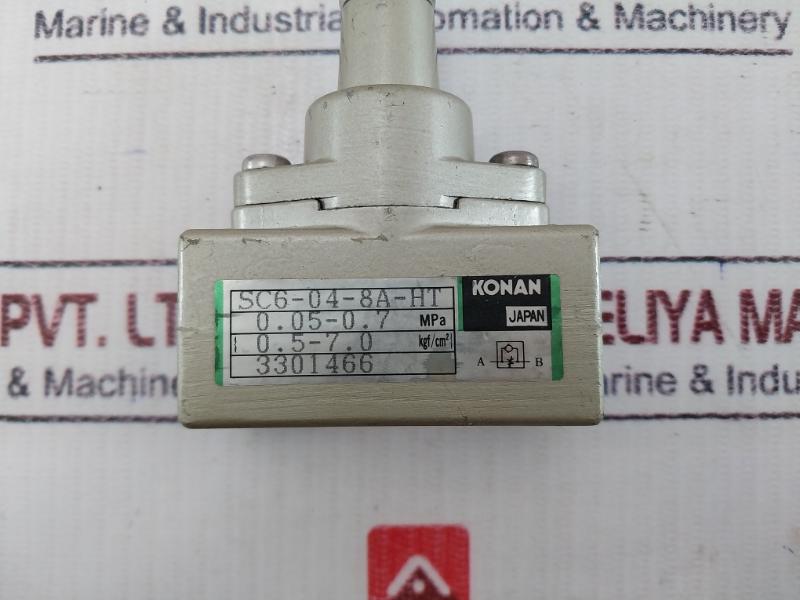 Konan Sc6-04-8A-ht Flow Control Valve, 0.05-0.7Mpa