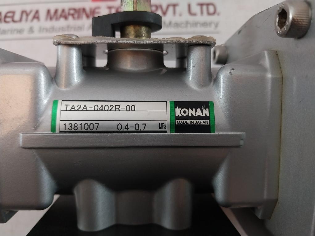 Konan Ta2A-0402R-00 Pneumatic Actuated Ball Valve 0.4-0.7 Mpa 0Tj-000-01U