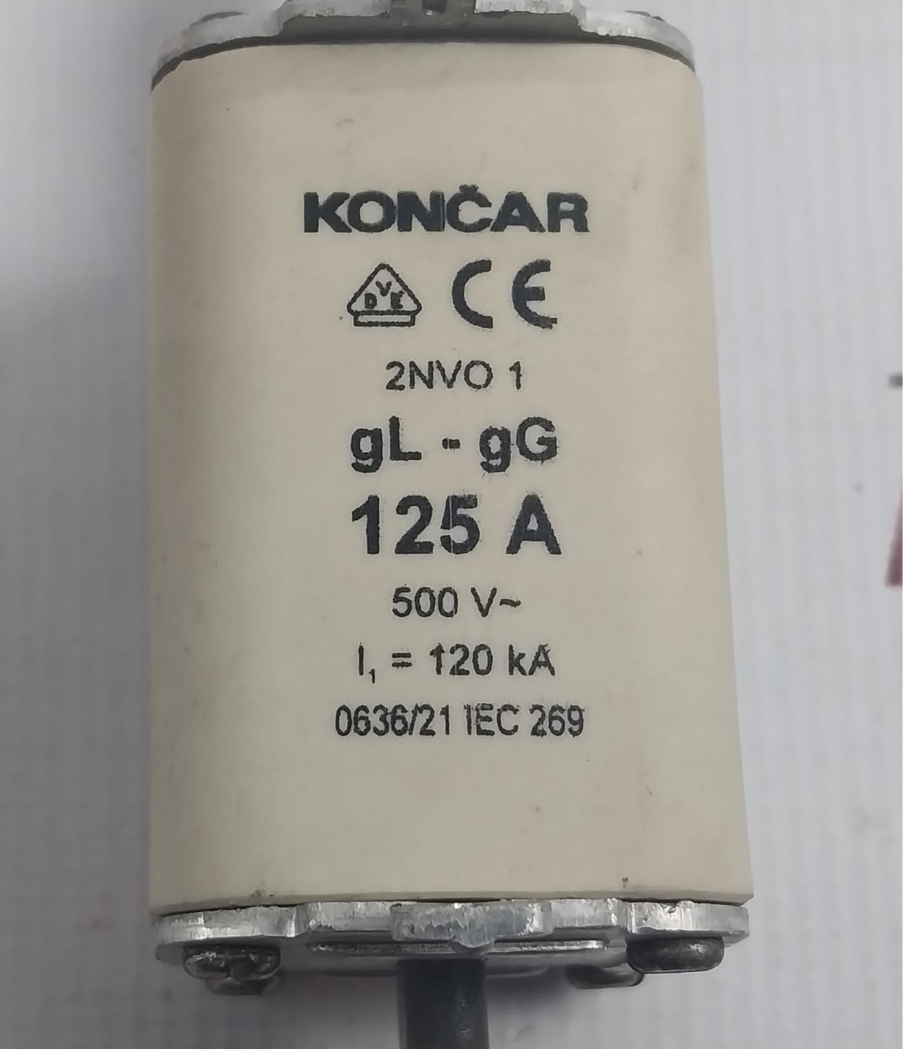 Koncar 2Nvo 1 Fuse Link 125 A 500 V
